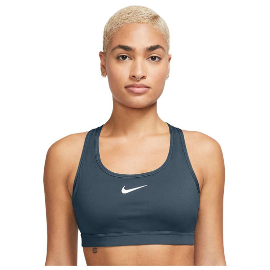 Nike Γυναικείο μπουστάκι Swoosh Medium-Support Padded Sports Bra